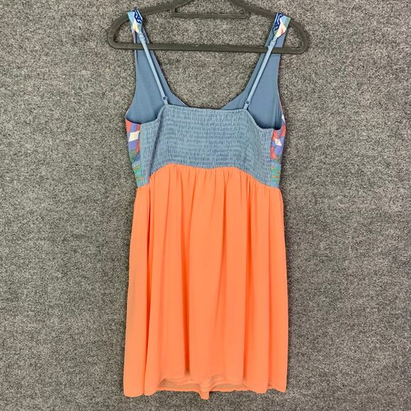 NEW Young Threads Chiffon Bottom/Knit Top Dress Boho Embroidered SZ M - Picture 2 of 12